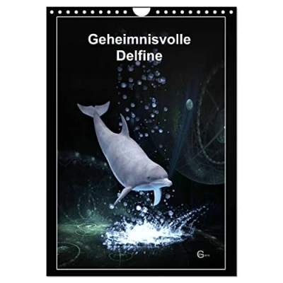 Abbildung von Geheimnisvolle Delfine (Wandkalender 2025 DIN A4 hoch), CALVENDO Monatskalender