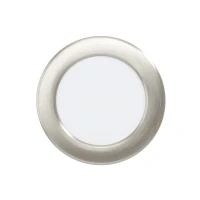 Abbildung von EGLO LED Einbaustrahler Fueva 6, Spot Deckenleuchte, runder Einbauspot, Deckenstrahler aus Kunststoff in Silber und Weiß, warmweiß kaltweiß, ∅ 11,7 cm