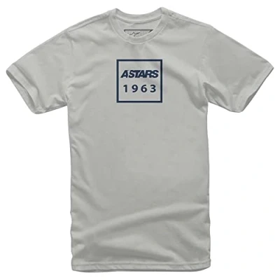 Abbildung von Alpinestars, Box Tee, Kurzarm Shirt, Silber, M, Mann