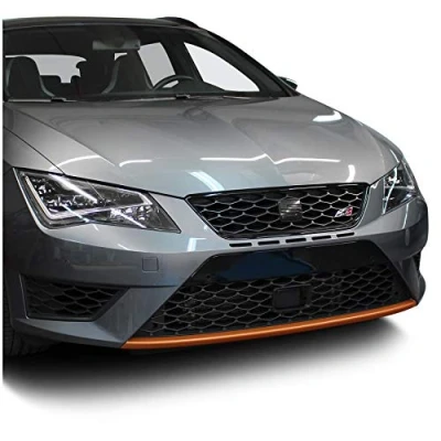 Abbildung von Finest Folia Spoilerschwert Folie Lippe Frontspoiler Splitter (Kupfer Matt, D045 5F 2012 2017 Vorfacelift)
