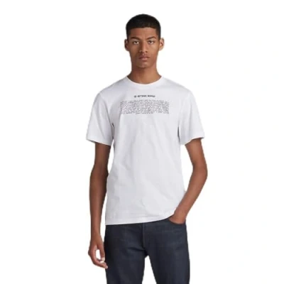 Abbildung von G Star POEM Tshirt print, Herren, Größe: XXL, White