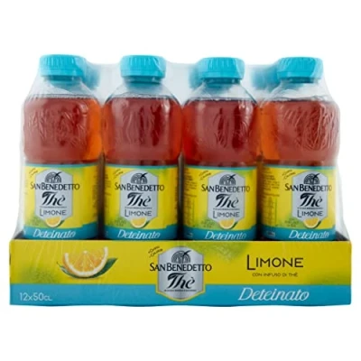 Abbildung von 12x San benedetto the deteinato Limone PET 500ml der entkoffeinierte Zitrone alkoholfreies Getränk erfrischendes