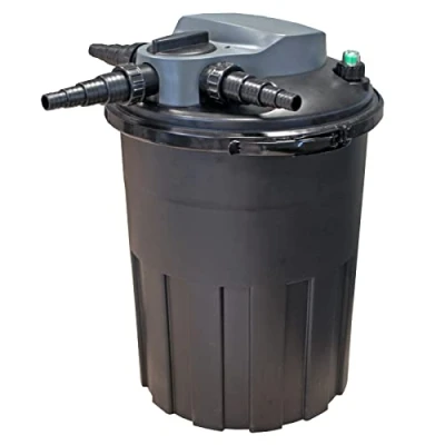 Abbildung von Teichfilter KEV15000 Bio Druckfilter mit 24W UV Einheit und Rückspül System, Teichddruckfilter Lampe Biofilter Filteranlage Gartenteichfilter