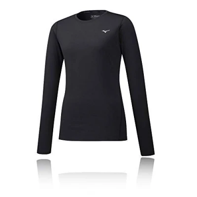 Abbildung von Mizuno Impulse Core Ls Tee Schwarz Damen Grösse S