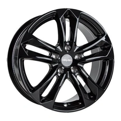 Abbildung von CARMANI 05 Arrow black 7x16 ET35 5.00x112 Hub Bore 66.60 mm Alu felgen,1 Stück