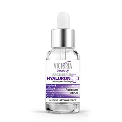 Abbildung von Victoria Beauty Retinol Serum hochdosiert mit Niacinamide, Hyaluron hochkonzentriert, Anti Aging Gesichtsserum, 20 ml