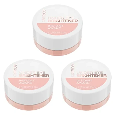 Abbildung von Catrice Under Eye Brightener, Augenpflege, Nr. 010, Nude, pflegend, farbanpassend, sofortiges Ergebnis, natürlich, schimmernd, vegan, ohne Parfüm, Alkohol, Parabene, 3er Pack (3x4.2g)