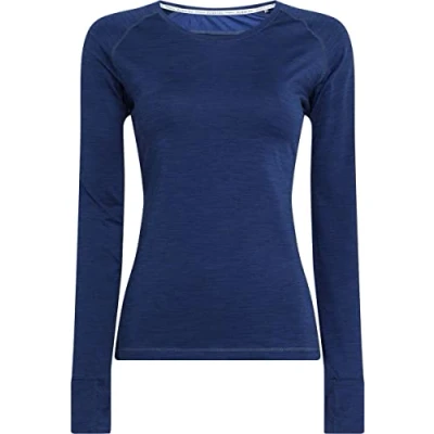 Abbildung von ENERGETICS Damen Eeva Ii Wander Shirt, Melange/Navy, 36 EU