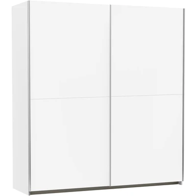 Abbildung von rauch Schwebetürenschrank Kleiderschrank Schrank Garderobe SATURN mit 3 Ausstattungsvarianten verschiedene Griffe aus Metall MADE IN GERMANY