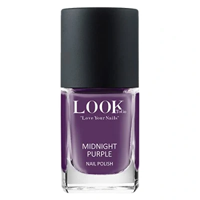 Abbildung von Look To Go veganer Nagellack MIDNIGHT PURPLE 21 free &amp; PETA approved Made in Germany 12ml