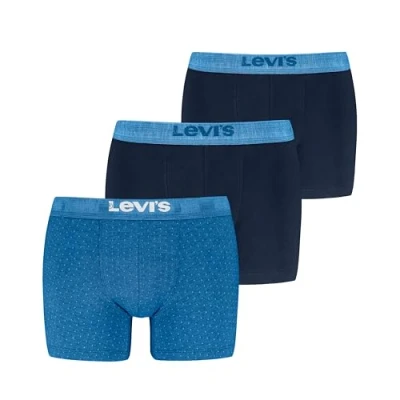 Abbildung von Levi&#039;s MEN Inspired 3 PACK Panties, Herren, Größe: Small, Blue combo