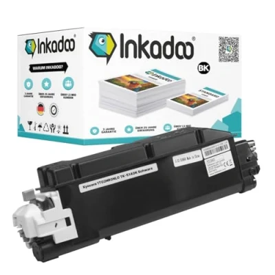 Abbildung von Inkadoo Toner für Kyocera 1T02NR0NL0 / TK 5140K Schwarz Kompatibel ECOSYS M 6530 CDN P 6130 6030 Tonerkartusche, Tonerpatronen, Drucker