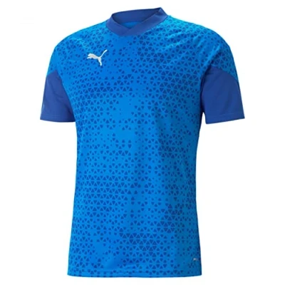 Abbildung von PUMA Herren Teamcup Training Jersey T Shirt, Elektrische Blaue Limonade, XXL EU