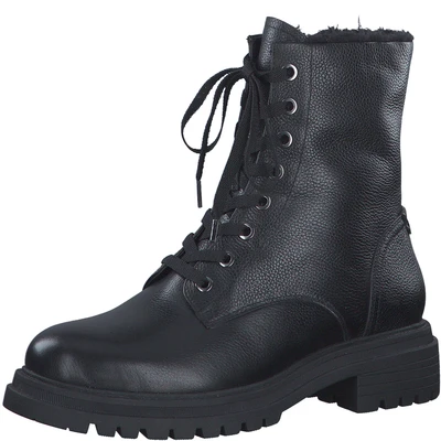 Abbildung von Tamaris Snowboot/Winterstiefel, Damen, Größe: 40, Black leather Schuhe