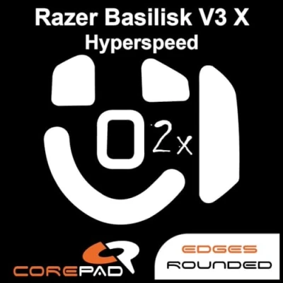 Abbildung von Corepad Skatez PRO 274 Ersatz Mausfüße kompatibel mit Razer Basilisk V3 X Hyperspeed