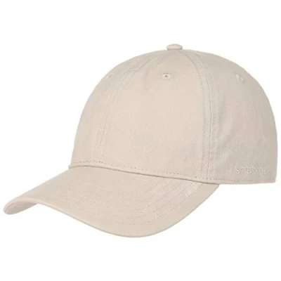Abbildung von Stetson Ducor Sun Guard Fullcap Herren Baseballcap aus Bio Baumwolle (nachhaltig) Frühjahr/Sommer Cap mit Sonnenschutz UV 40+ Basecap Stonewashed Look Outdoorcap beige XXL (62 63 cm)