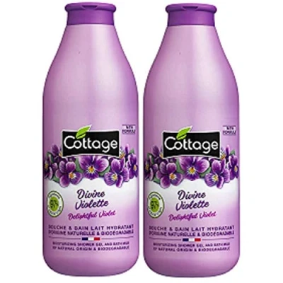 Abbildung von Cottage Duschbad Und Feuchtigkeitsmilch Göttlich Violett 97% Natürliche Zutaten 1 Einheit 750 Ml