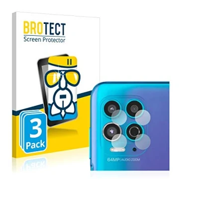Abbildung von BROTECT Schutzglas für Motorola Moto G100 (NUR Kameraschutz) (3 Stück) Schutzfolie Panzer Folie Glas [Extrem Kratzfest 9H, Anti Fingerprint,