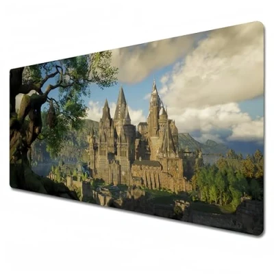 Abbildung von Hogwarts Legacy Mauspad, Gaming XXL 900 x 400, Büro Schreibtischunterlage, groß, wasserdicht, rutschfest, Grün, 80 30 0,3 cm
