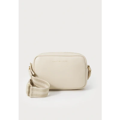 Abbildung von Tommy Hilfiger Logotape Camera BAG Umhängetasche, Damen, Größe: One Size, Classic beige