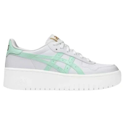 Abbildung von Asics Sportstyle Japans S PF Sneaker low, Damen, Größe: 37.5, White/mint tint Hochwertiges lederimitat