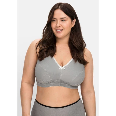 Abbildung von Sheego 2 PACK Pushup BH, Damen, Größe: 85C, Anthrazit weiß