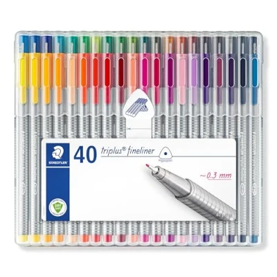 Abbildung von Staedtler triplus fineliner Box 40 st 334 SB40