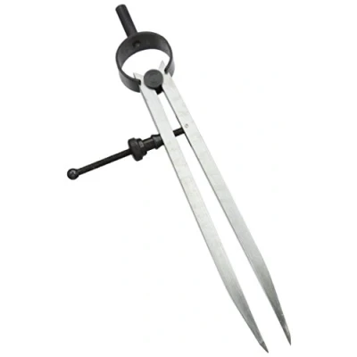 Abbildung von Silverline 580427 Stahlzirkel Messbereich: 150 mm