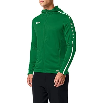Abbildung von JAKO Herren Präsentationsanzug Striker 2.0 mit Kapuze, sportgrün/weiß, 3XL, M9619