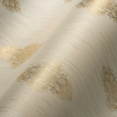 Abbildung von Architects Paper Textiltapete &quot;Luxury wallpaper&quot;, Barock, Textil Tapete Barock Metallic Effekt
