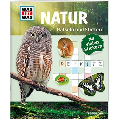 Abbildung von WAS IST Rätseln und Stickern: Natur: Mit vielen Stickern (WAS Rätselhefte)