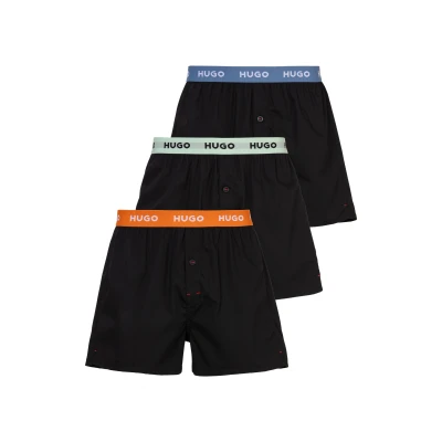 Abbildung von HUGO Underwear BOXER &quot;WOVEN TRIPLET&quot;, (3), mit elastischem Bund