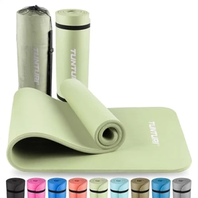 Abbildung von Gymnastikmatte Fitnessmatte extra dick Rutschfest Yogamatte 1.5 cm
