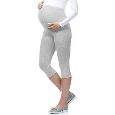 Abbildung von BE Mammy 3/4 Umstandsleggings aus Viskose 03 (Melange, XL)