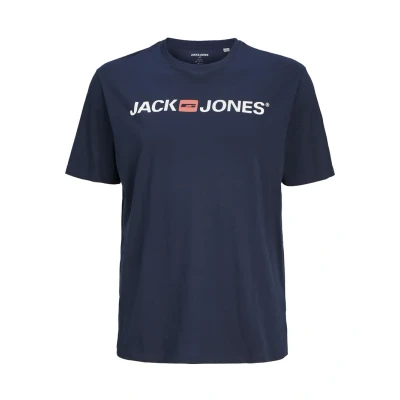 Abbildung von Jack &amp; Jones Jjecorp LOGO TEE CREW NECK Tshirt print, Herren, Größe: 7XL, Navy blazer