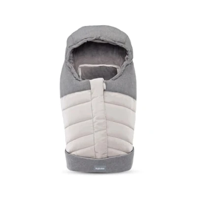 Abbildung von Inglesina Thermischer Winterfußsack, Grau, Warm für die Wiege, Wasserdichtes Gewebe, Weiches und Warmes Innenfutter, 42 x 77 cm