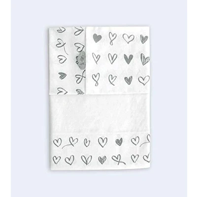Abbildung von Ti TIN Bettwäsche Set für Kinderbett 50 x 80 cm, 3 teiliges (Bettbezug + Spannbettlaken mit Gummizug Kissenbezug) 100 % Baumwolle