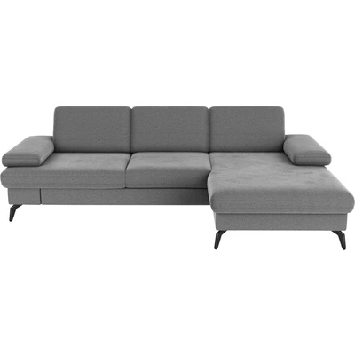 Abbildung von sit&amp;more Ecksofa &quot;Morris L Form inkl. Sitztiefenverstellung&quot;, wahlweise mit Bettfunktion, Bettkasten und Armteilverstellung