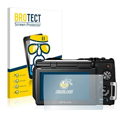 Abbildung von BROTECT Schutzglas für Olympus Stylus Tough TG 860 Schutzfolie Panzer Folie Glas [Extrem Kratzfest 9H, Anti Fingerprint, Ultra Transparent]