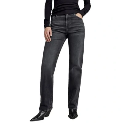 Abbildung von G Star Viktoria Jeans Straight Leg, Damen, Größe: 24x28, Worn in black moon