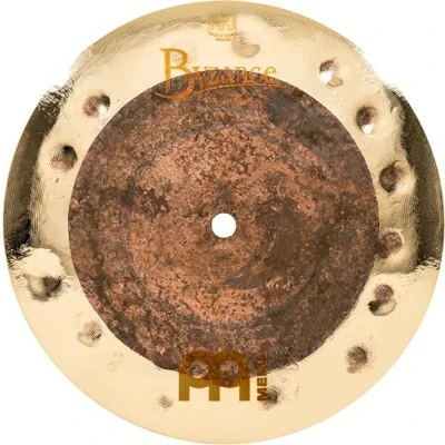 Abbildung von Meinl Cymbals Byzance Dual Splash 10 Zoll (Video) Schlagzeug Becken (25,40cm) B20 Bronze, Naturbelassenes und Brilliantes Finish (B10DUS)