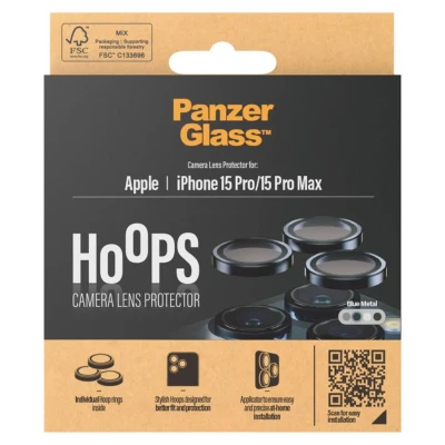 Abbildung von Apple iPhone 15 Pro Max Panzerglas PanzerGlass Camera Protector Hoop Optic Rings Kameraprotektor für das /