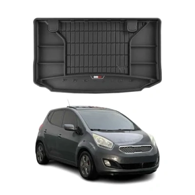 Abbildung von Kofferraumwanne Laderaumwanne kompatibel mit Kia Venga 2009 2019 3D OMAC Premium Obere