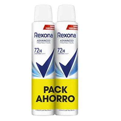 Abbildung von Rexona Advance Protection Cotton Dry 72h Deodorant für Damen, 2 x 200 ml