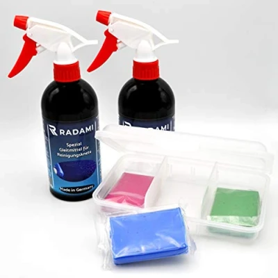Abbildung von Radami Knete Lackreiniger Set 3x100g Autoknete+ 2x500ml Gleitmittel