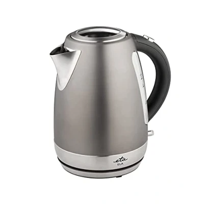Abbildung von eta Wasserkocher &quot;ELA ETA859890040&quot;, 1,7 l, 2100 W, in Grau aus Edelstahl