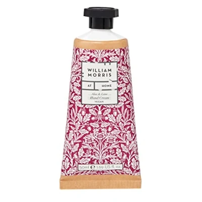 Abbildung von William Morris At Home Eichel Aloe und Limetten Handpflegecreme angereichert mit Sheabutter tierversuchsfrei vegan reisefreundliche Größe 50 ml