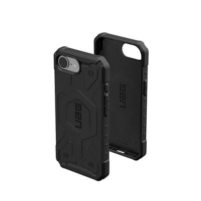 Abbildung von URBAN ARMOR GEAR Pathfinder MS Hülle kompatibel mit Apple iPhone 16E Case (Wireless Charging / Magnetisches Aufladen kompatibel, Fallschutz nach Militärstandard) schwarz