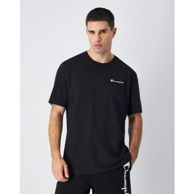 Abbildung von Champion Icons Crewneck Small LOGO Tshirt basic, Herren, Größe: Medium, Black