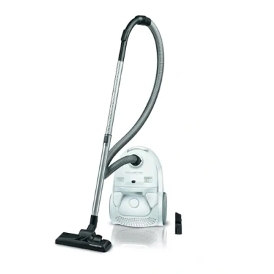 Abbildung von Rowenta Compact Power Staubsauger mit Beutel, Niedriger Energieverbrauch, 900 Watt, 3 Liter Staubbeutel, Langes Kabel, Weiß, RO3927EA